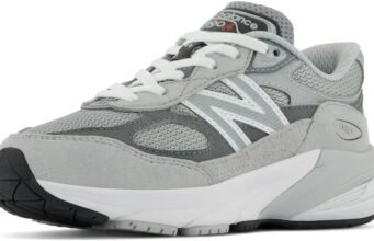 New Balance Kids’ 990 V6 Lace-up Sneaker