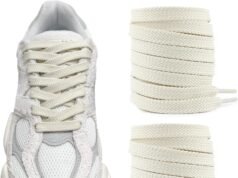 UamGlsob Flat Shoelaces for New Balance 9060/574/997/998/990/1500 Sneakers, 5/16″(8mm) Athletic Classic Replacement Laces