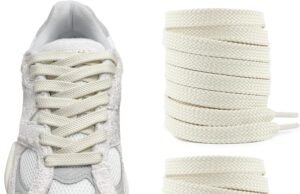 UamGlsob Flat Shoelaces for New Balance 9060/574/997/998/990/1500 Sneakers, 5/16″(8mm) Athletic Classic Replacement Laces