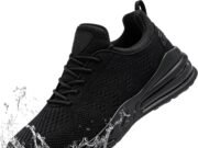 LARNMERN Men Chef Shoes Non Slip Work Waterproof Slip-on | Anti Slip Water Resistant Kitchen Shoes Restaurante Food Service Water Proof Walk Sneaker Zapatos Trabajo Antideslizantes
