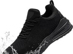 LARNMERN Men Chef Shoes Non Slip Work Waterproof Slip-on | Anti Slip Water Resistant Kitchen Shoes Restaurante Food Service Water Proof Walk Sneaker Zapatos Trabajo Antideslizantes
