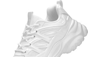 Women’s Road Running Shoes Non Slip Ladies Walking Fashion Athletic Chunky Sneakers Work Gym Comfort Lightweight Mesh Soft Sole