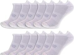 New Balance Unisex Adult Performance Cushioned No Show Socks – 6 & 12 Pairs – Moisture Wicking