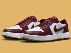 The Air Jordan 1 Low Golf Spike Skews Preppy In “Dark Team Red”