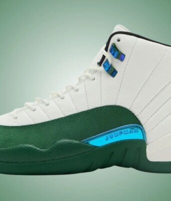 Air Jordan 12 Bucks White Green CT8013-103