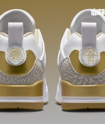 Jordan Spizike Low “White/Metallic Gold” IR1836-104