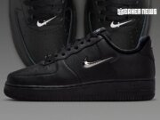 A “Chrome Swoosh” Shines On The Nike Air Force 1 Low