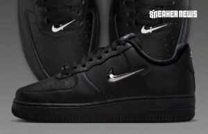 A “Chrome Swoosh” Shines On The Nike Air Force 1 Low