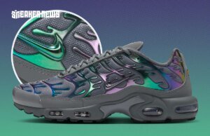 The Nike Air Max Plus Flips Its “Lava Lamp” Colorway In Grey