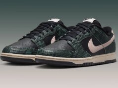 The Nike Dunk Low Captures “Black Snakeskin”