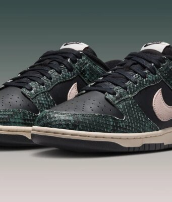 The Nike Dunk Low Captures “Black Snakeskin”