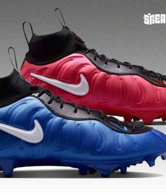 Nike Vaporposite Pro Foamposite Cleat “Game Royal” & “University Red”
