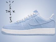 Travis Scott Nike Air Force 1 Low Blue Ostrich JF7727-400