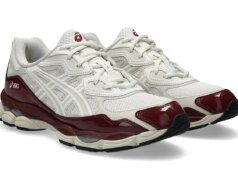 The ASICS GEL-NYC Dips Into “Antique Red” Patent Leather