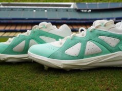 Kiké Hernandez Debuts Mint Green adidas BadBo 1.0 Cleat At Fenway