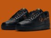 The Nike Air Force 1 Pins Leopard Print On This Black Pair