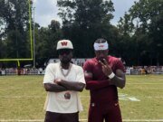 Wale Debuts Nike GT Future “Wheat” At Commanders Training Camp