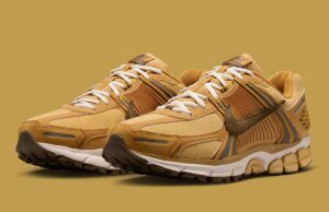 The Nike Zoom Vomero 5 Delivers A Perfect Fall Pair In “Wheat Gold” Suede