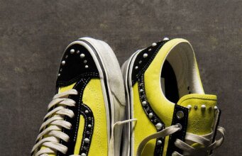 The Vans Old Skool Pearlized Gleams In Lime Green