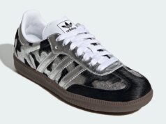 The adidas Samba Puts A Metallic Spin On Animal Print