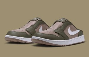 Comfort And Performance Combine On This Air Jordan 1 Low Golf Mule