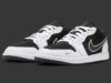 Black Suede And White Leather Combine On This Air Jordan 1 Low SE