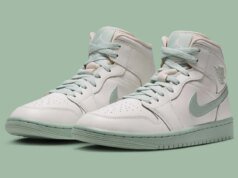 The Air Jordan 1 Mid Steps In “Pistachio Frost”