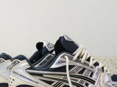 The ASICS GEL-Kayano 14 Docks “Carrier Grey”